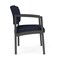 Lesro Lenox Steel Wide Guest Chair Metal Frame, Charcoal, OH Navy Upholstery LS1201 - alternate 2